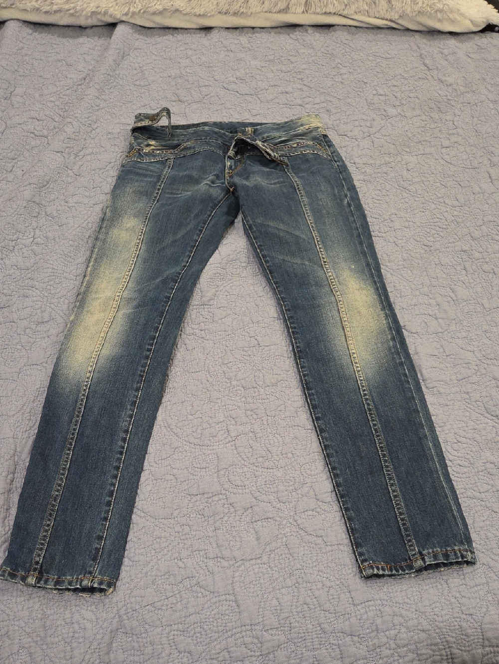Women’s We Are Replay Skinny Jeans - Faded Blue Stretch Denim Size 26!